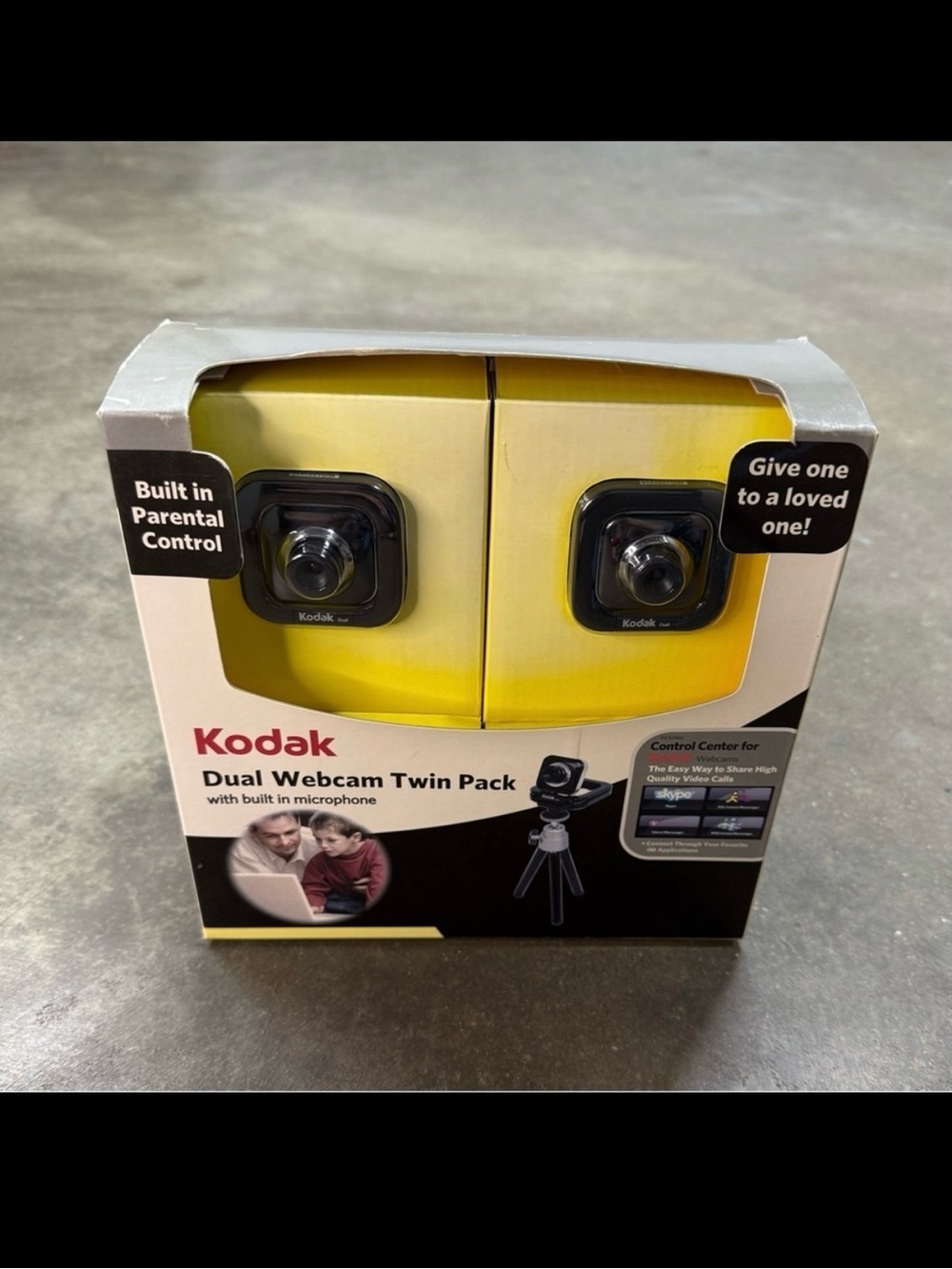 Vintage Kodak Dual Webcam Twin Pack USB with Mic New NOS